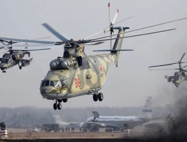 Συντριβή ελικοπτέρου Mi-26 στη Ρωσία με έναν νεκρό